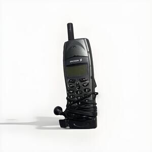 Ericsson Vintage Cell Phone w/ Headset – Sprint PCS – Retro 90s – Untested